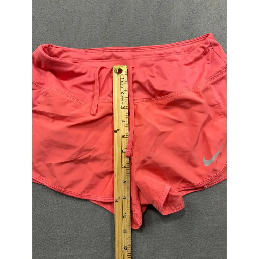 Nike Dri-FIT Swift 2-in-1 Running Shorts Women‎ Small Coral Pink Athletic Small